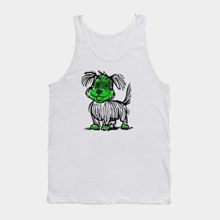 Happy Dogyy in an environment friendly look Tank Top